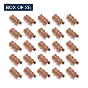 Conversions Tech Electrical > Connectors > C-Taps Box of 25 ($0.92 ea) Thin-Wall Copper C-Tap 12-10 AWG, Each or Box of 10/25/100 | 610-23102