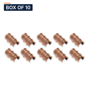 Conversions Tech Electrical > Connectors > C-Taps Box of 10 ($0.99 ea) Thin-Wall Copper C-Tap 12-10 AWG, Each or Box of 10/25/100 | 610-23102