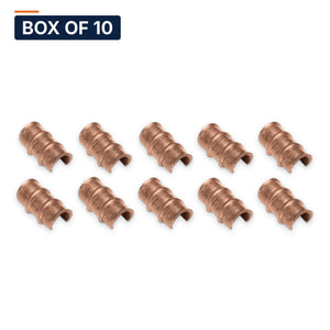 Conversions Tech Electrical > Connectors > C-Taps Box of 10 ($2.29 ea) Thin-Wall Copper C-Tap 3 AWG -12 AWG