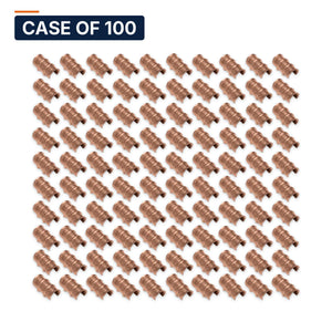 Conversions Tech Electrical > Connectors > Neutral Bars Case of 100 ($0.80 ea) Thin-Wall Copper C-Tap, 8-12 AWG