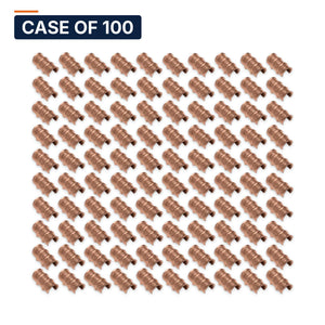 Conversions Tech Case of 100 ($0.80 ea) Thin-Wall Copper C-Tap, Irreversible Grounding Tap, Each or Box of 10/25/100 | 610-23101