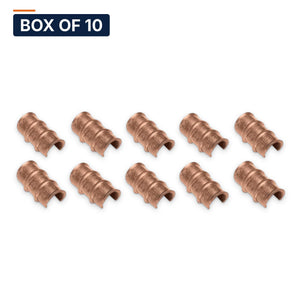 Conversions Tech Box of 10 ($0.99 ea) Thin-Wall Copper C-Tap, Irreversible Grounding Tap, Each or Box of 10/25/100 | 610-23101