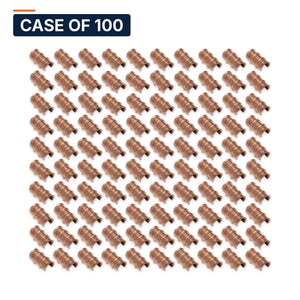 Conversions Tech Case of 100 ($0.80 ea) Thin-Wall Copper C-Tap, Irreversible Grounding Tap, Each or Box of 10/25/100 | 610-23109