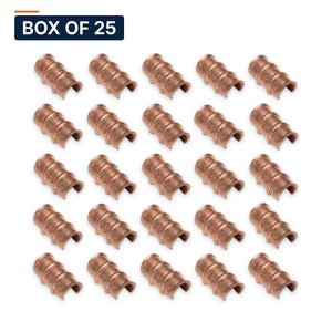 Conversions Tech Electrical > Connectors > C-Taps Box of 25 ($0.92 ea) Thin-Wall Copper C-Tap, Irreversible Grounding Tap, Each or Box of 10/25/100 | 610-23110