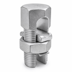 Conversions Tech Electrical Tin Plated Copper Split Bolt Connector 3/0 STR to 4 STR | Dual Rated AL9CU, 35 kV, UL 486A-486B | 610T-3X0