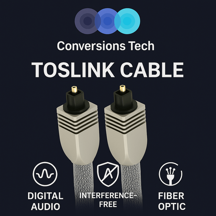 Conversions Tech Audio Video Cable Toslink,  15ft