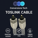 Conversions Tech Audio Video Cable Toslink,  15ft