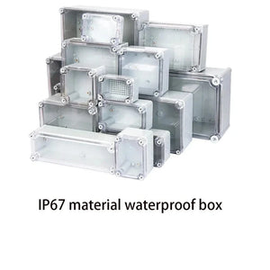 Conversions Tech Transparent Waterproof Box for DIY Electronic Power Supply Housing