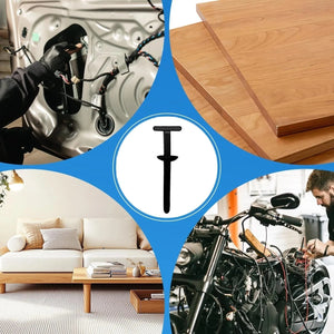 Conversions Tech Universal Car Nylon Cable Tie Buckles Heavy Duty Self-Locking Zip Ties Holder with Pin Button Fasteners Car UV Resistant Ties