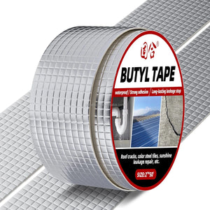 Conversions Tech Upgraded Butyl Seal Silver RV Repair Window Silicone Boat Sealing Rubber Roof Patching Leak Proof Waterproof Antistatic Feature