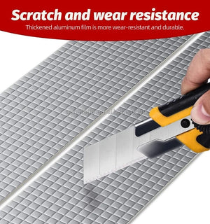 Conversions Tech Upgraded Butyl Seal Silver RV Repair Window Silicone Boat Sealing Rubber Roof Patching Leak Proof Waterproof Antistatic Feature