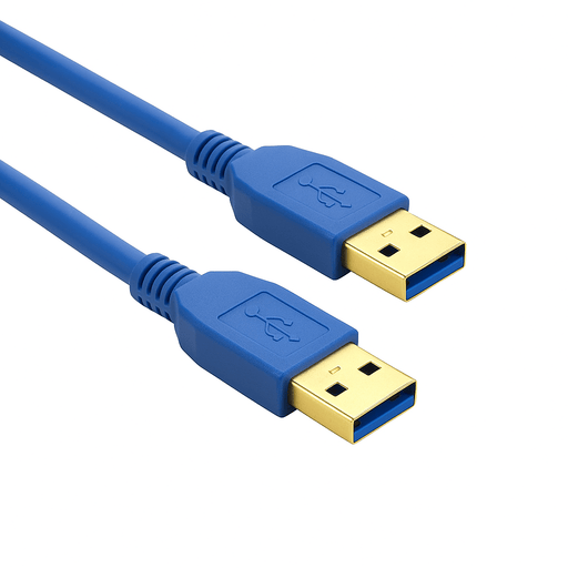 Omicron® Audio Video Cable USB 3.0 |  USB 3.0,  28AWG, Gold Plated,  Blue  10ft