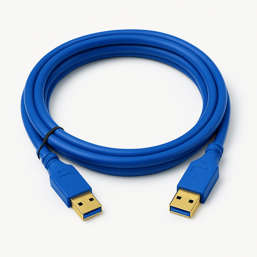 Omicron® Audio Video Cable USB 3.0 |  USB 3.0,  28AWG, Gold Plated,  Blue  10ft
