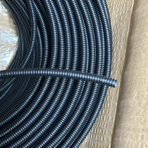 Conversions Tech 100CM Vehicle wiring harness conduit, high-temperature resistant PP flame-retardant and heat-insulating corrugated conduit, automotive