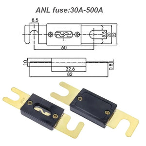 Conversions Tech Waterproof 6 Way Car Automotive Auto Bolt Down Bolt on Screw Type MIDI ANS Mega ANL Fuse Box Block Holder