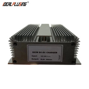 Conversions Tech Waterproof Step up Converter Lifepo4 12V 24V to 56V Boost DC to DC Battery Charger 30A Use for RV Charging