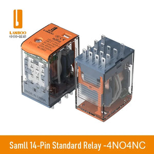 Conversions Tech Small 14Pin Relay / AC220V WINDOO Small Intermediate Electromagnetic Relay F18 HH54 MY AC DC 12 24 220V  Big 8 Feet Transparent