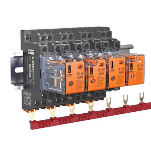 Conversions Tech WINDOO Small Intermediate Electromagnetic Relay F18 HH54 MY AC DC 12 24 220V  Big 8 Feet Transparent