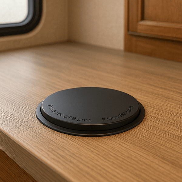 Conversions Tech Pop-Up Power Wireless Charger - Compact, Versatile, and Efficient Charging Solution Black