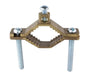 Conversions Technology 1-1/4 in. to 2 in. Bronze Ground Clamp for 10 - 2 AWG