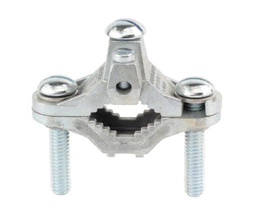 Conversions Technology 1/2 in. to 1 in. Zinc Ground Clamp for #8 SOL/STR to #6 STR Wire