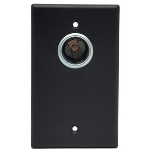 Conversions Technology Wall Plates & Covers 12 Volt Universal Outlet Wall Plate  |  Black