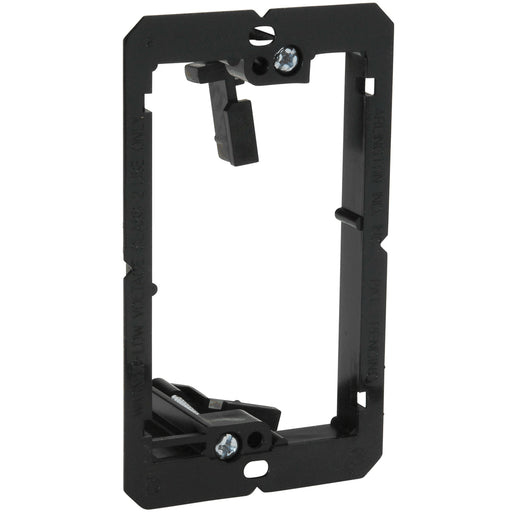 AV Wall Plate | Low Voltage Bracket | 1 Gang, Black Easy Install - Conversions Technology