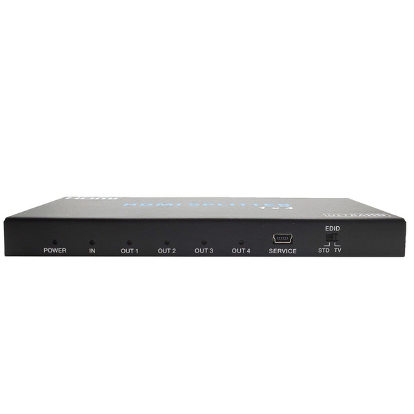 Conversions Technology Audio & Video Splitters & Switches 1x4 HDMI 2.0b 18Gbps Splitter  |  Slim Design, 5V