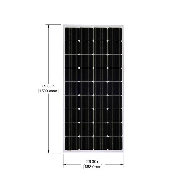 Conversions Technology Solar Panels 200 Watt 12V Solar Panel