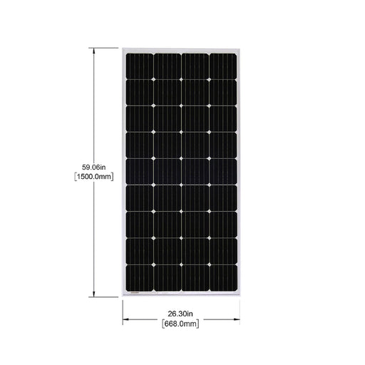 Conversions Technology Solar Panels 200 Watt 12V Solar Panel