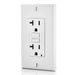 AC Outlet | 20 Amp GFCI Decorator Residential-Commercial (White) - Conversions Technology