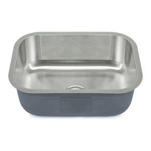 Conversions Technology Sink 23-1/8" x 17-7/8" x9"  Undermount single bowl Stainless Steel Kitchen Sink