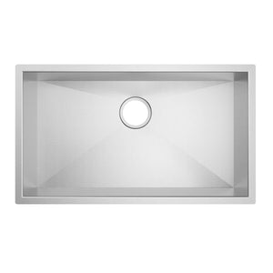 Conversions Technology 25 X 15 X 7 Handmade Undermount Single Large Bowl Stainless Steel Kitchen Sink
