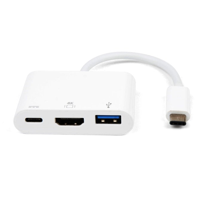 USB C Adapter Hub | USB Type-C to USB 3.0 + HDMI + Type-C Charging - Conversions Technology