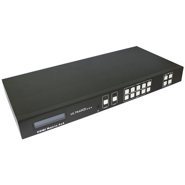 Audio Video Matrix | 4x4 HDMI Matrix, 18Gbps | HDMI2.0 and HDCP 2.2 - Conversions Technology