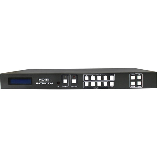 Audio Video Matrix | HDBaseT, 4x4 | HDMI 2.0 Inputs, 4xHDBaseT Outputs - Conversions Technology