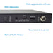 Conversions Technology Audio Video Matrix 4x2 HDMI 2.0 Matrix Switcher with Audio Extractor/Scale/ARC/EDID
