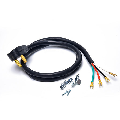 Power Cable | 50 Amp 4 ft. 6/2+8/2AWG Dryer extension cord with spade terminals - Conversions Technology