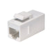 Keystone Insert | Cat6 Keystone Coupler, Unshielded, White - Conversions Technology