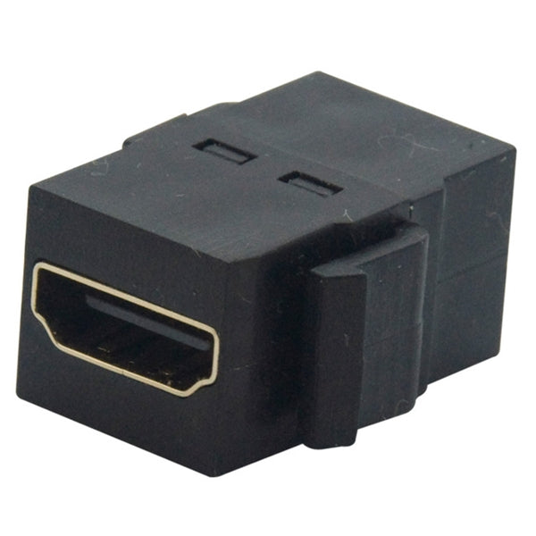 Keystone Insert | HDMI Coupler Jack, Black - Conversions Technology