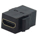 Keystone Insert | HDMI Coupler Jack, Black - Conversions Technology