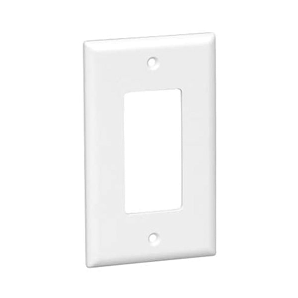 Wallplate | Decora Wall Plate | 1 Gang | White - Conversions Technology