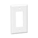 Wallplate | Decora Wall Plate | 1 Gang | White - Conversions Technology