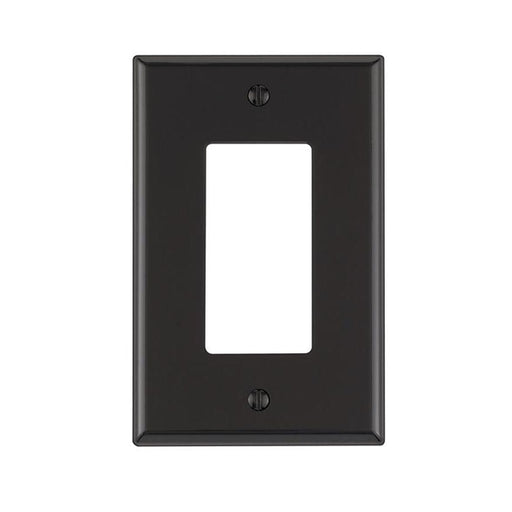 Okta® | Decora Wall Plate | 1 Gang, Black - Conversions Technology