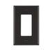 Okta® | Decora Wall Plate | 1 Gang, Black - Conversions Technology