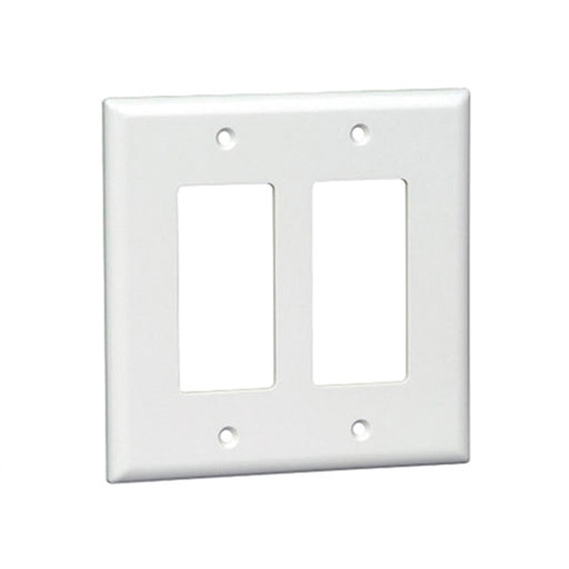 Okta® | Decora Wall Plate | 2 Gang, White - Conversions Technology