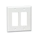 Okta® | Decora Wall Plate | 2 Gang, White - Conversions Technology