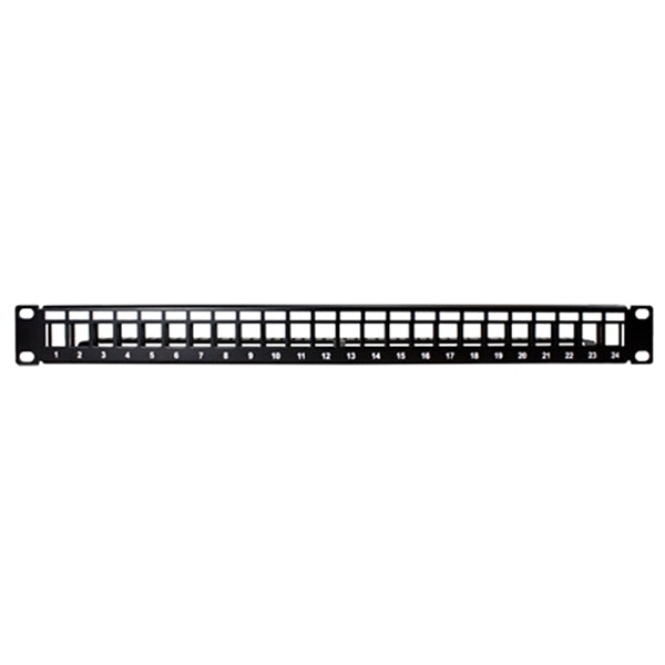 Patch Panel | Unloaded, Module, Cat5e/6/7/8, 24-Port - Conversions Technology