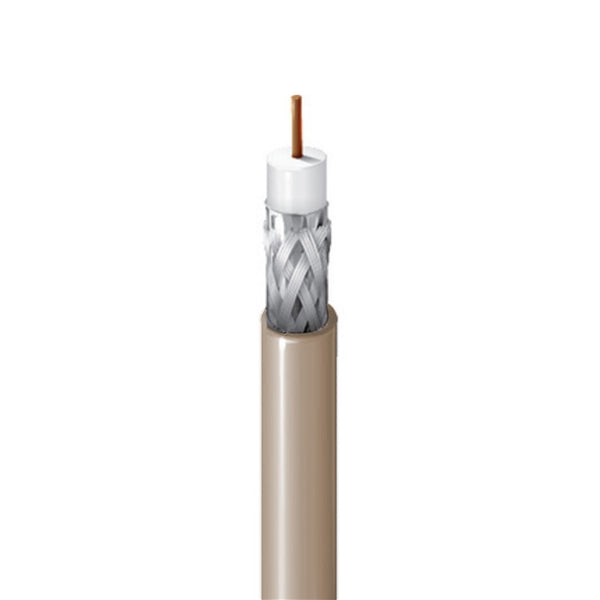 Coax Cable | Bulk RG6 |Coax Cable | Reel | Beige - Conversions Technology