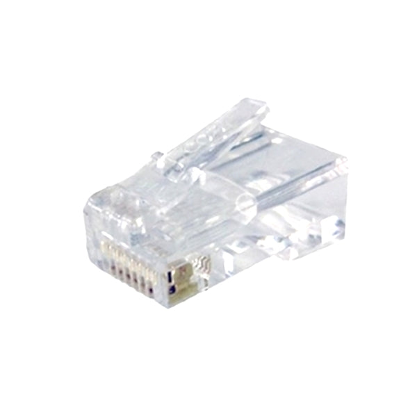 RJ45 Connector | Cat6 Feed through Modular Plug Unshielded 50 pcs - Conversions Technology